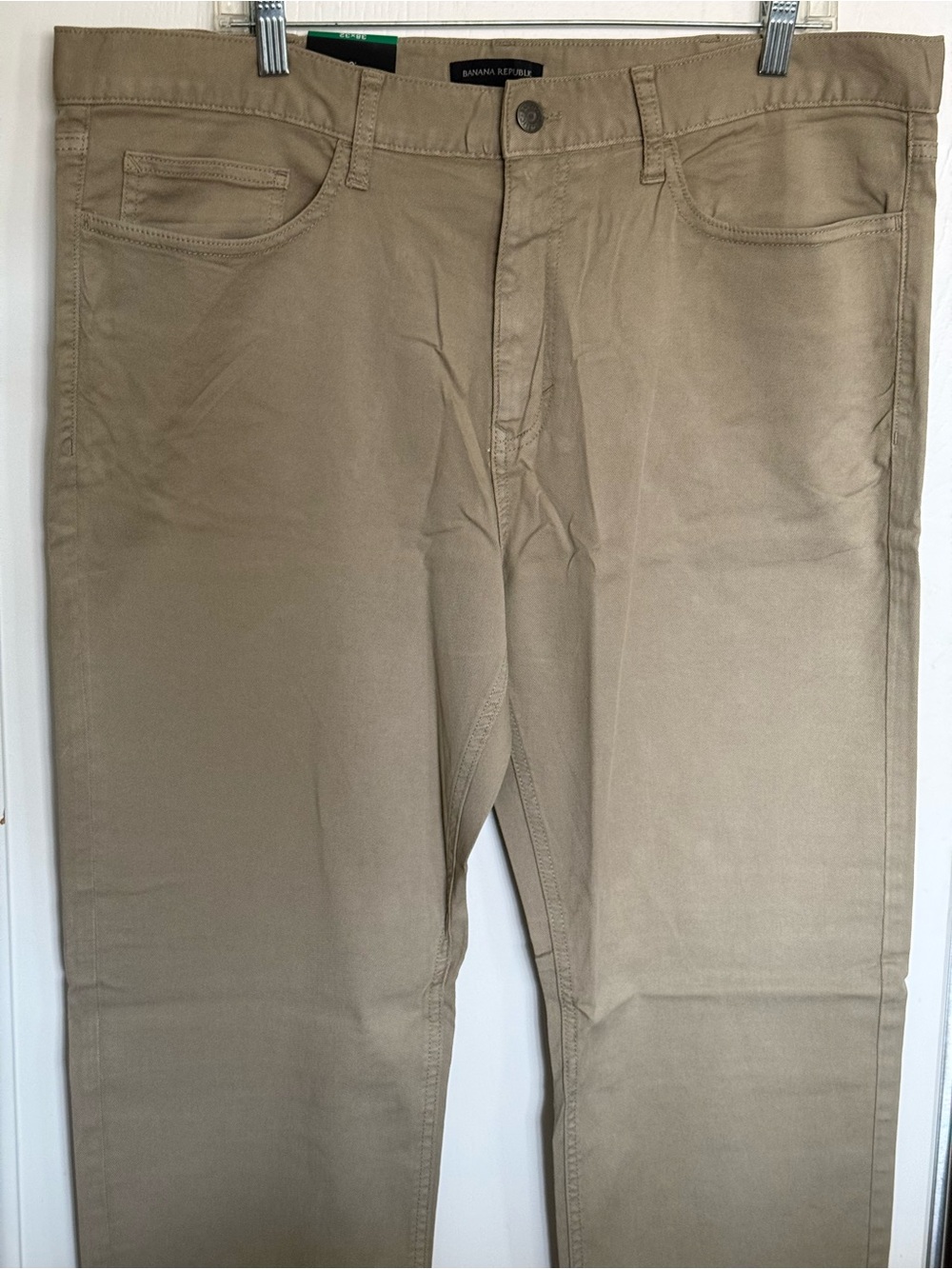 Banana Republic Men's Slim Fit Khaki Tan Twill Pants in Size 38 X 32 - Picture 5 of 11